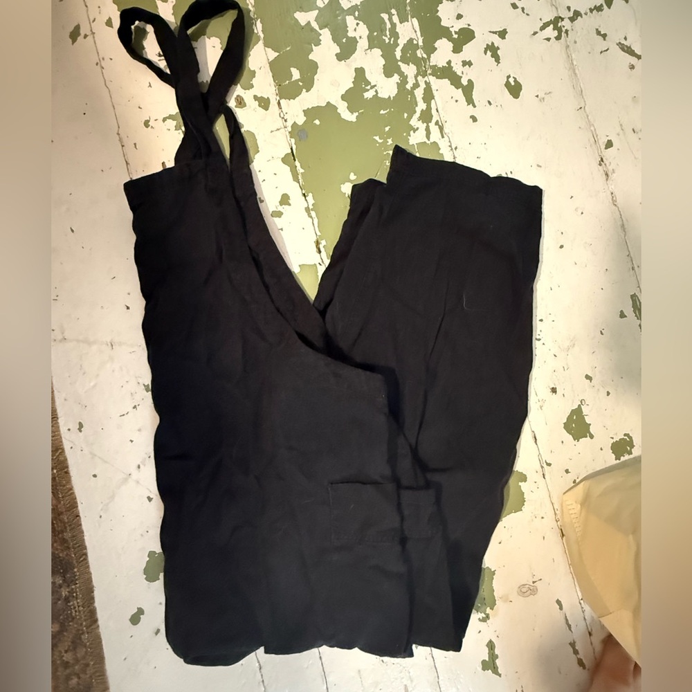 Urban Outfitters Black Linen Women's Jumpsuit